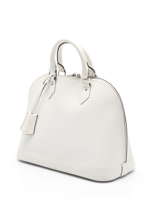 ルイヴィトン LOUIS VUITTON アルマPM エピ ハンドバッグ レザー 白 