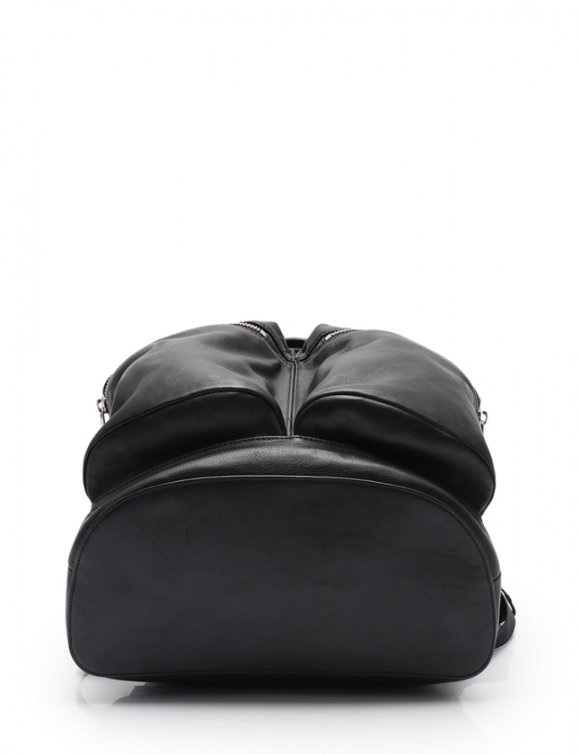 COACH 黒のナイロンレザー2WAYリュック COACH コーチ リュックサック バッグ メンズ レザー