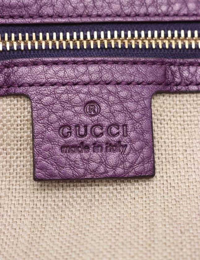 グッチ GUCCI トートバッグ 紫 257051 レザー レディース 114