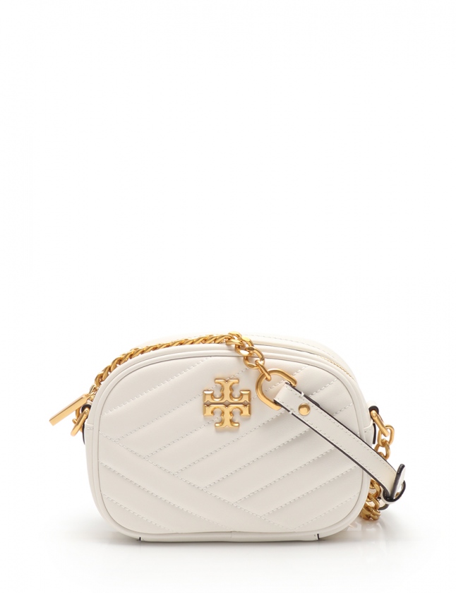 トリーバーチ TORY BURCH チェーンショルダーバッグ 白 レザー 
