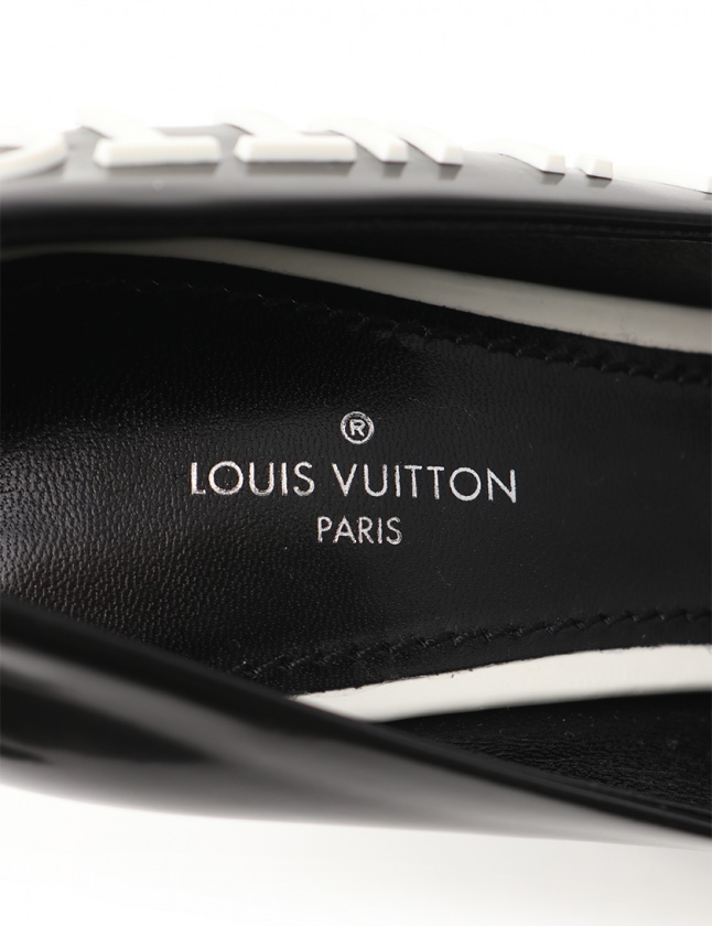 ルイヴィトン LOUIS VUITTON パンプス ヒール コールバックライン 黒 