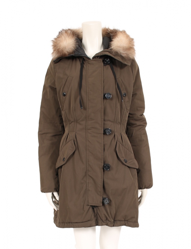 モンクレール MONCLER ダウンコート アーデル カーキ 3 アウター L 