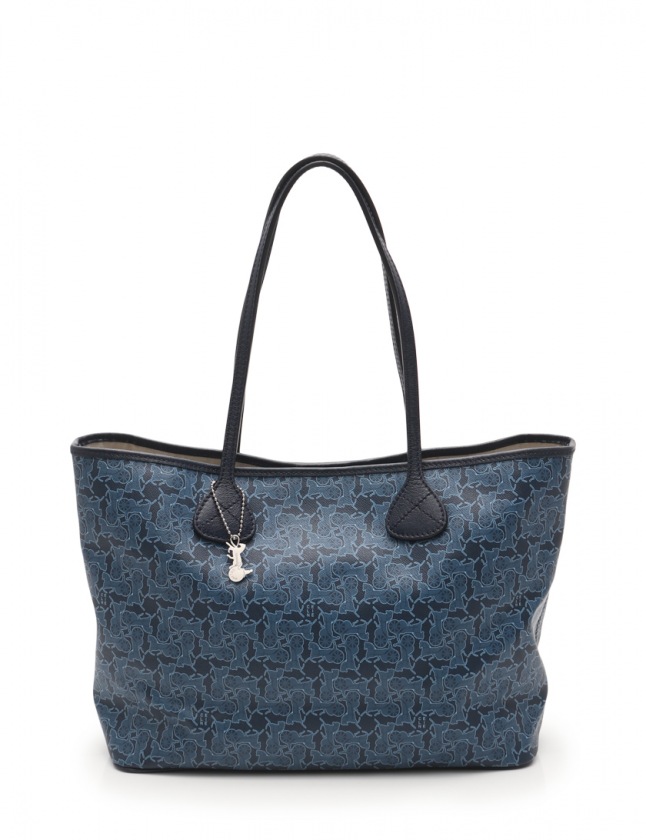 セリーヌ CELINE トートバッグ サルキー ネイビー 青 レザー  