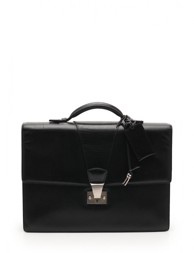 カルティエ Cartier ビジネスバッグ ブリーフケース 黒 レザー メンズ 114 ベクトルパーク