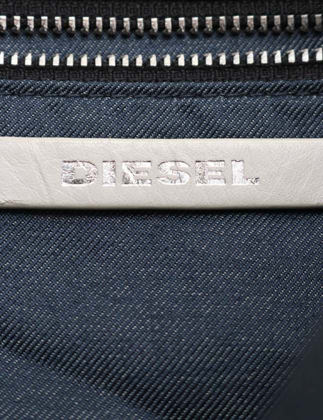 ディーゼル DIESEL クラッチバッグ ショルダーバッグ 白 黒