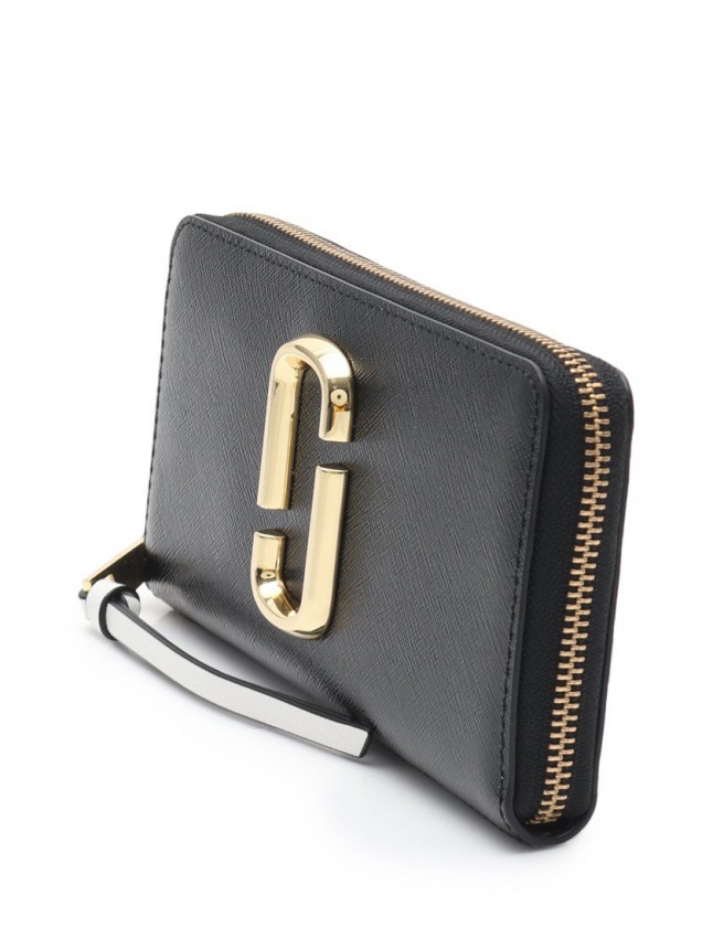 マークジェイコブス MARC JACOBS ラウンドファスナー長財布 スナップ 