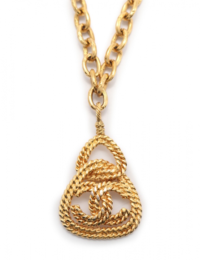 シャネル CHANEL ネックレス ココマーク ヴィンテージ 93A ゴールド シャネル CHANEL ネックレス ココマーク ゴールド アクセサリー 93A