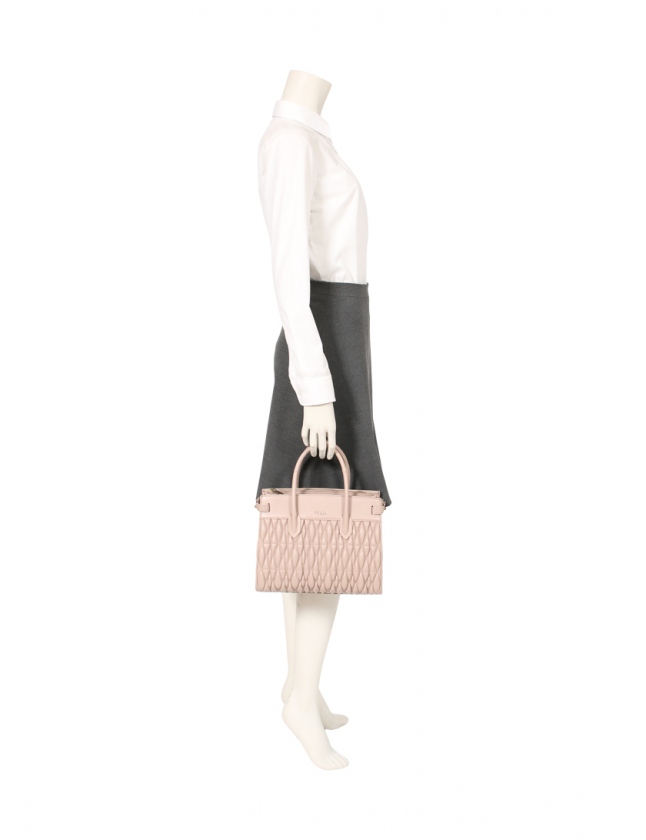 フルラ FURLA ハンドバッグ ショルダーバッグ ピンク レザー 2WAY PIN 