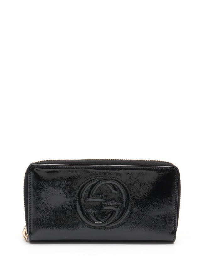 グッチ GUCCI ラウンドファスナー長財布 ソーホー インターロッキングG  