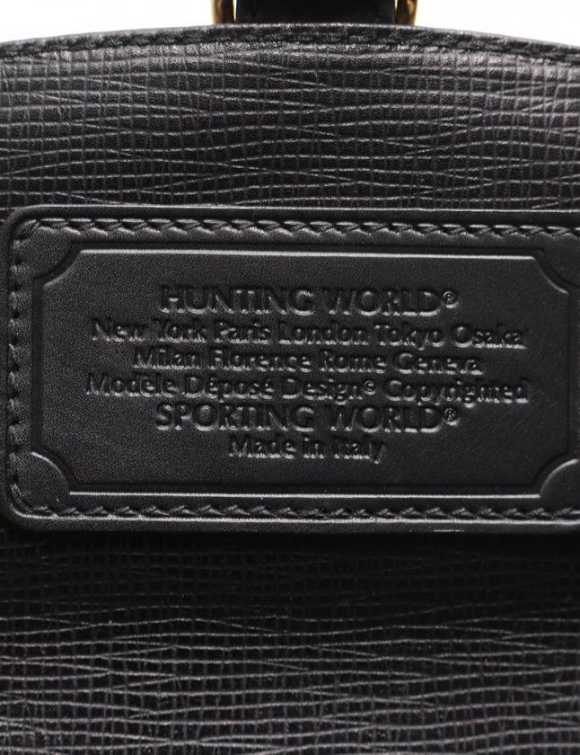 【ヴィンテージ】ハンティングワールド　ショルダーバッグ　ナイロン　レザー　黒 ハンティングワールド(Hunting World) ショルダーバッグ | 通販・人気