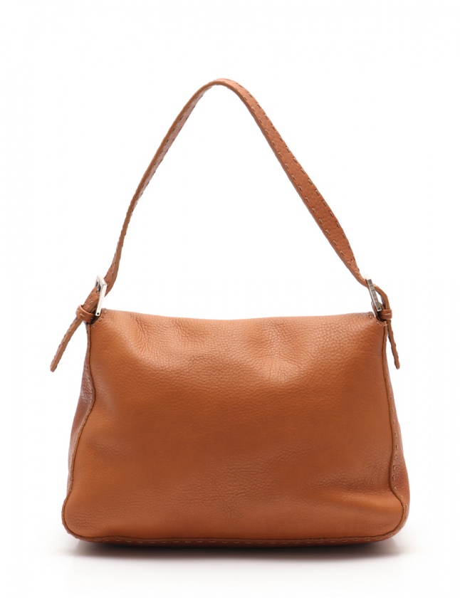 フェンディ FENDI ショルダーバッグ セレリア マンマバケット キャメル