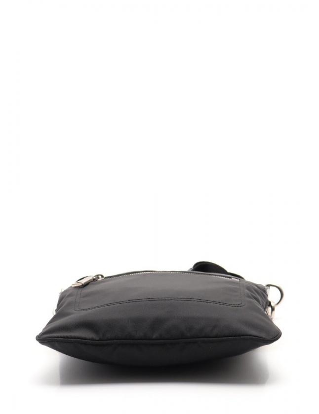 プラダ PRADA ショルダーバッグ 黒 BT0716 ナイロン レザー