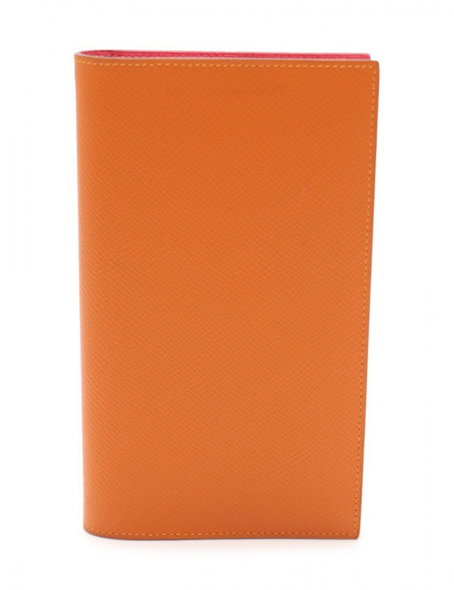 エルメス HERMES 手帳カバー アジェンダ ヴィジョン2 オレンジ 小物 