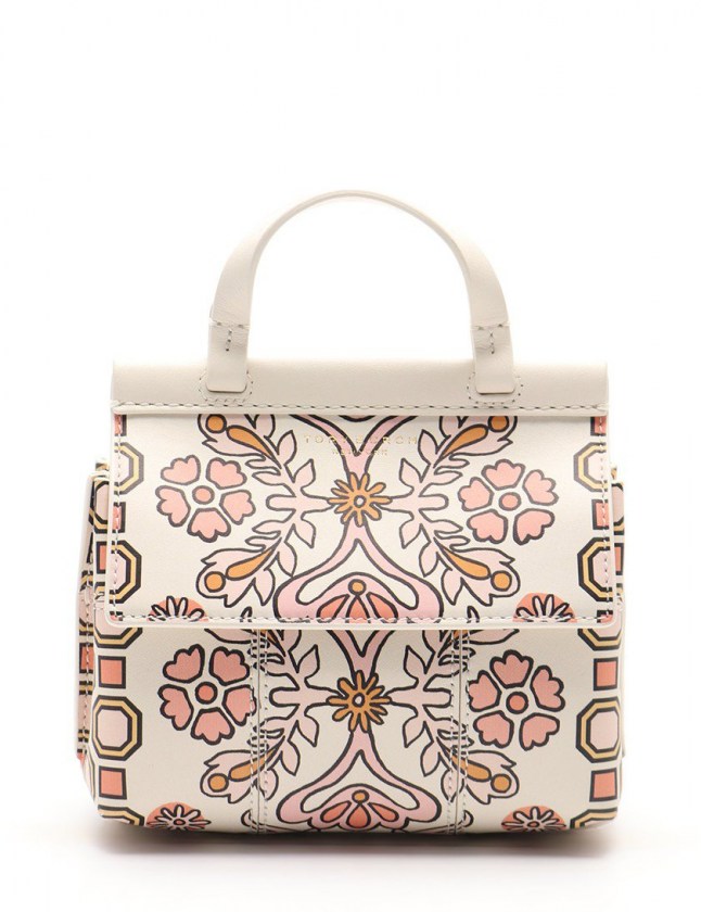 トリーバーチ TORY BURCH ハンドバッグ ショルダーバッグ 花柄プリント 