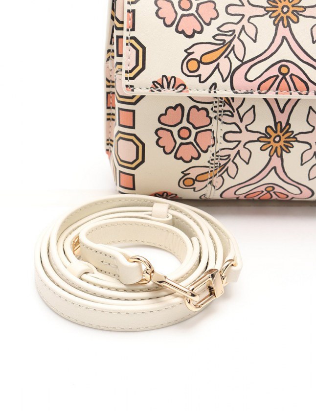 トリーバーチ TORY BURCH ハンドバッグ ショルダーバッグ 花柄プリント 