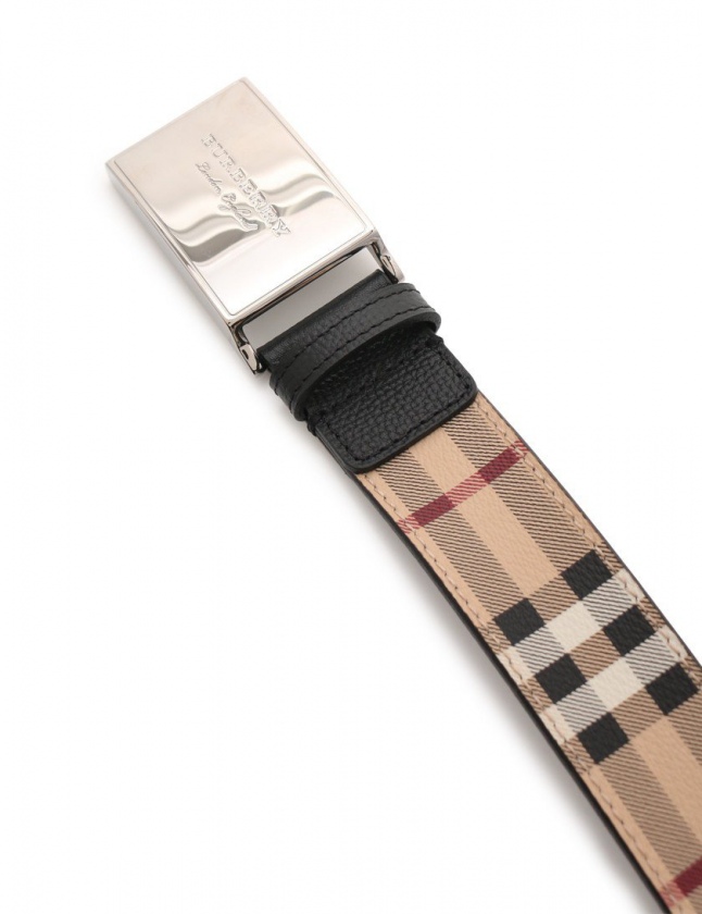 BURBERRY バーバリーノバチェック ベルト ベージュ バーバリー BURBERRY ベルト ベージュ 小物 ノバチェック PVC