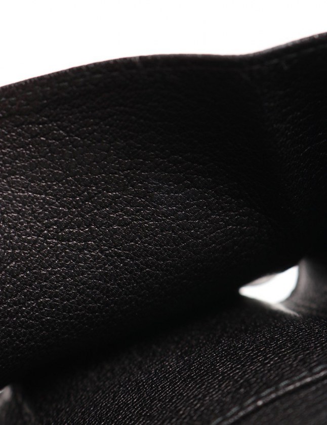 ミュウミュウ miumiu 三つ折り財布 黒 小物 レザー 5MH020 レディース