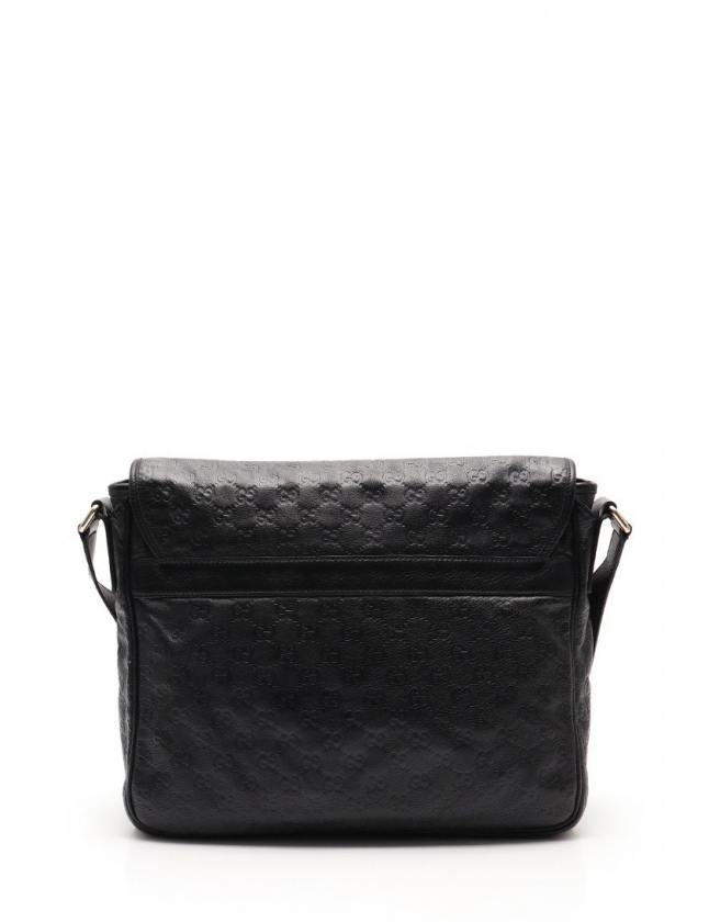 グッチ GUCCI メッセンジャーバッグ ショルダーバッグ グッチシマ 黒 