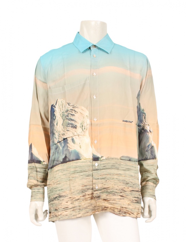 アンブッシュ Ambush シャツ カジュアルシャツ 水色 ベージュ カーキ 3 アンブッシュ Ambush シャツ カジュアルシャツ 水色 ベージュ カーキ 3