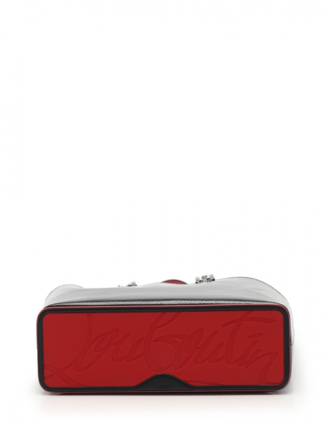 クリスチャンルブタン Christian louboutin トートバッグ 黒 赤