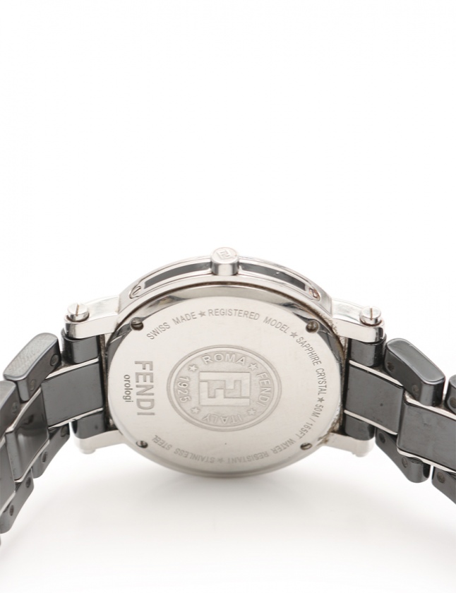 フェンディ FENDI 腕時計 オロロジ メンズ 黒 シルバー F641110