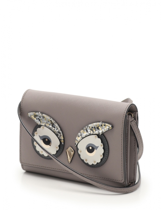 ケイトスペード KATE SPADE ショルダーウォレット 長財布 グレー 小物 