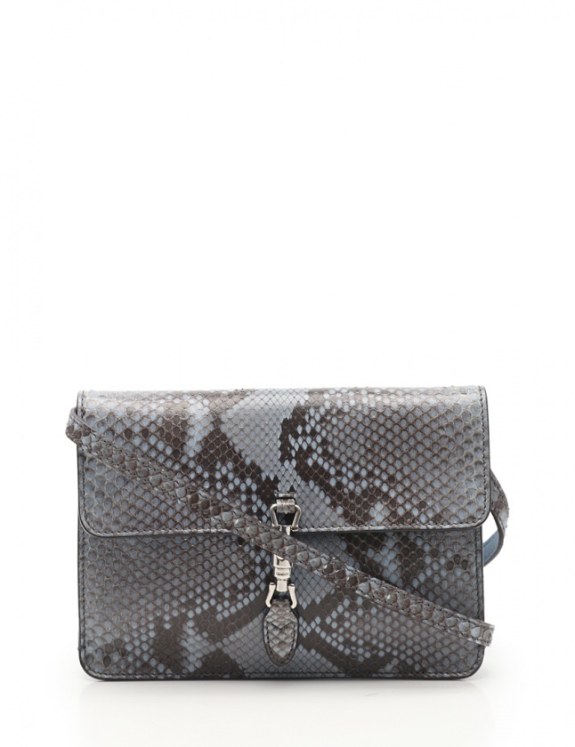 グッチ GUCCI ショルダーバッグ ニュージャッキー 水色 ベージュ 茶  