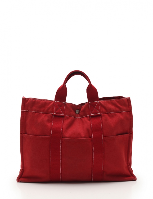 エルメス HERMES トートバッグ サックドーヴィルMM 赤