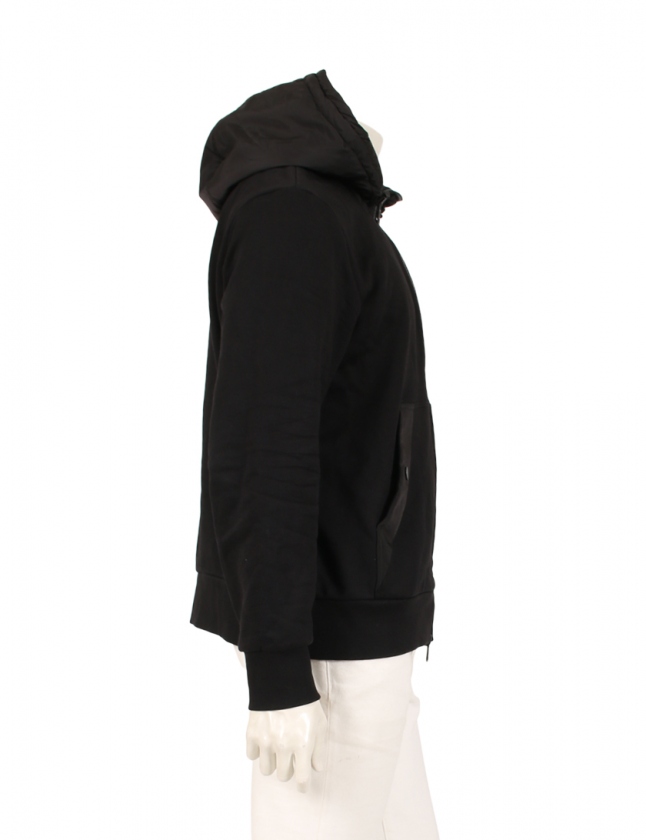 モンクレール MONCLER ジップアップパーカー 黒 XL トップス
