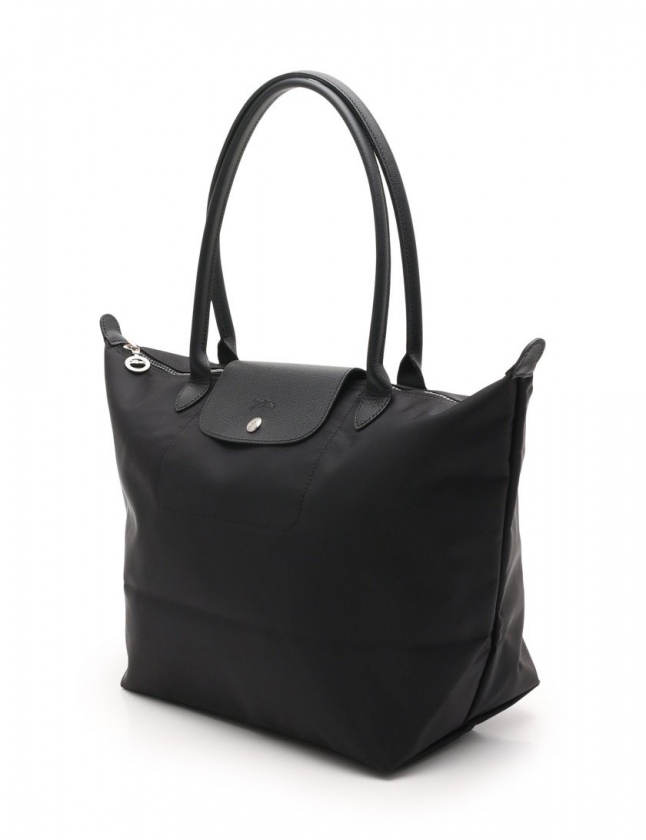 ✳︎最終値下げ【美品】LONGCHAMP ブラック レザートートバッグ ロンシャンLONGCHAMP レザートートバッグ 黒 (K-138214) | DC