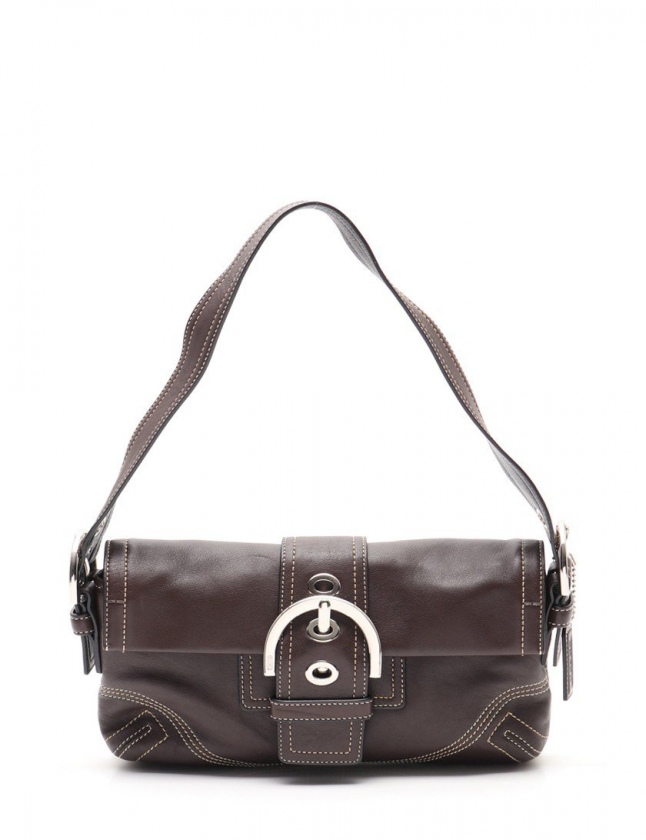 COACH ショルダーバッグ SOHO ダークブラウン COACH Soho Bag