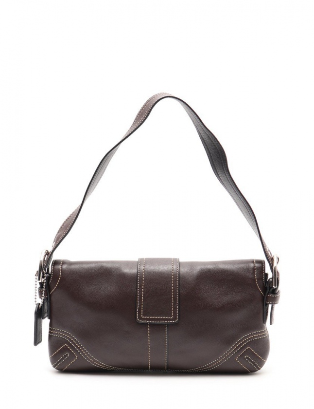 コーチ COACH ワンショルダーバッグ ソーホー デミフラップ ダーク 