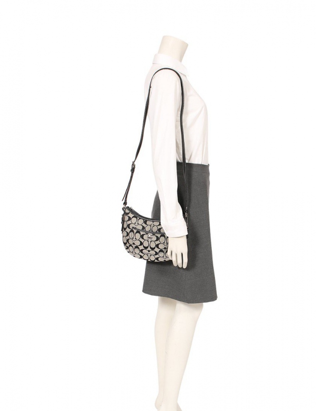 希少 COACH コーチ シグネチャー キャンパスショルダーバッグ 1467