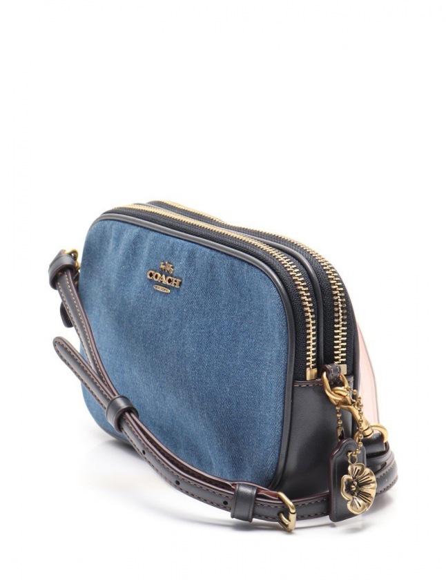 【良品】COACH コーチ ビンテージ ショルダーバッグ レザー ダークネイビー 美品✨ COACH オールドコーチ レザー ショルダーバッグ ネイビー