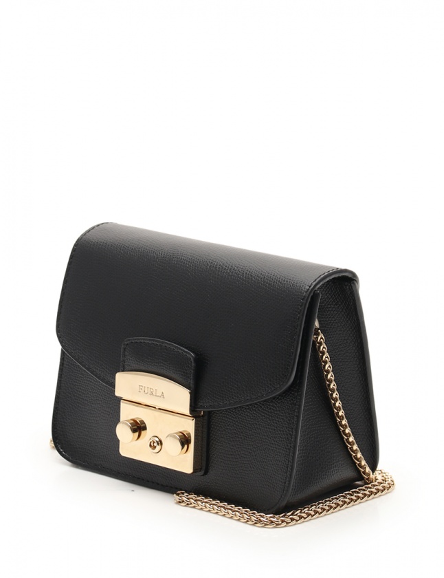 FURLA フルラ メトロポリス ショルダーバッグ チェーン レザー 黒 楽天市場】フルラ FURLA バッグ ショルダーバッグ チェーン