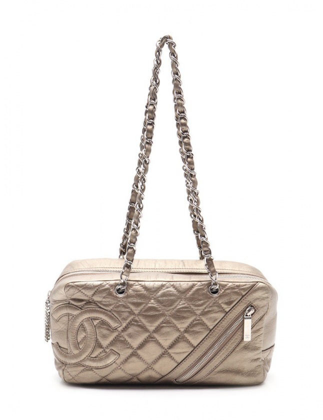 シャネル CHANEL チェーンショルダーバッグ カンボンライン ココマーク 