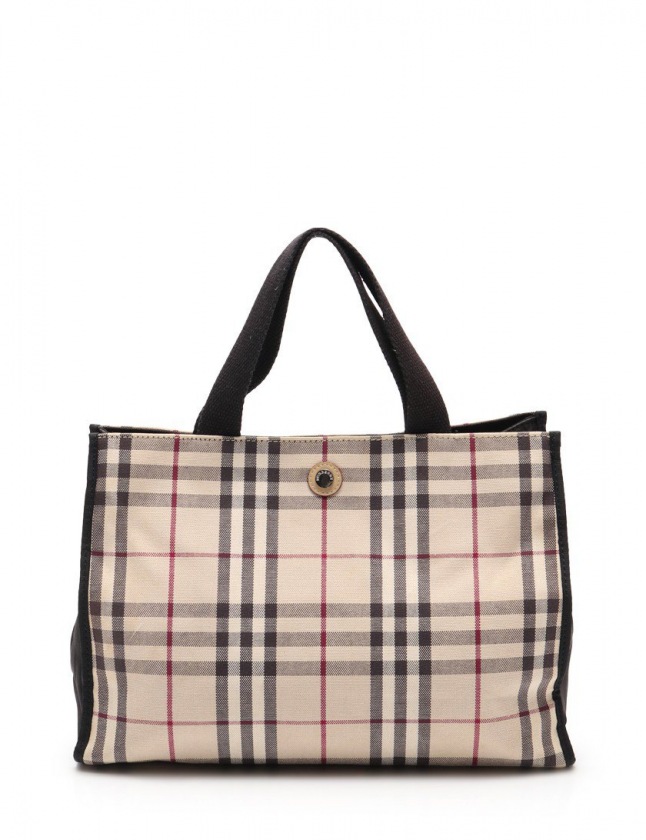 バーバリー ロンドン BURBERRY LONDON トートバッグ チェック柄 