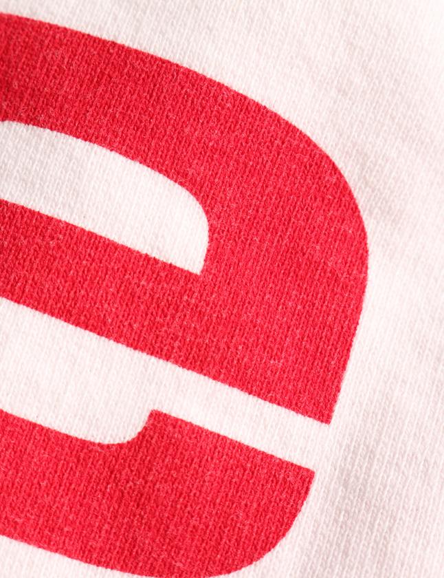 シュプリーム SUPREME プルオーバーパーカー 赤 白 M トップス