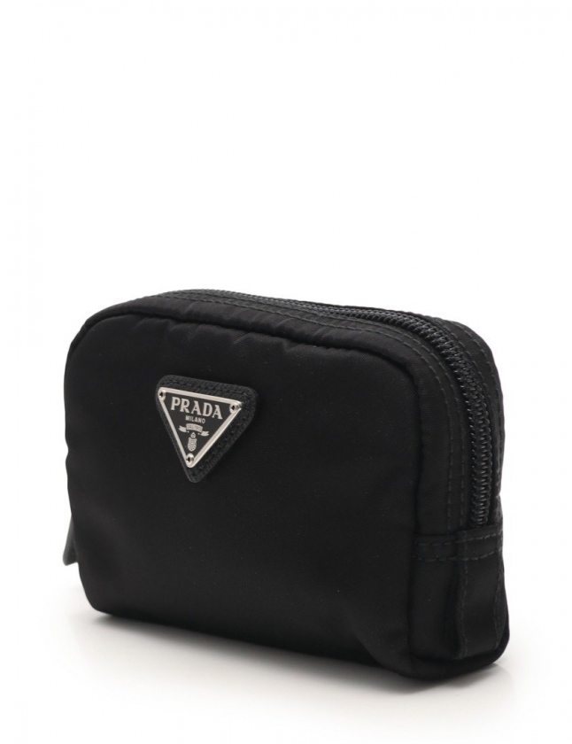プラダ PRADA ポーチ VERA 黒 小物 ナイロン 1NA339 レディース 114  
