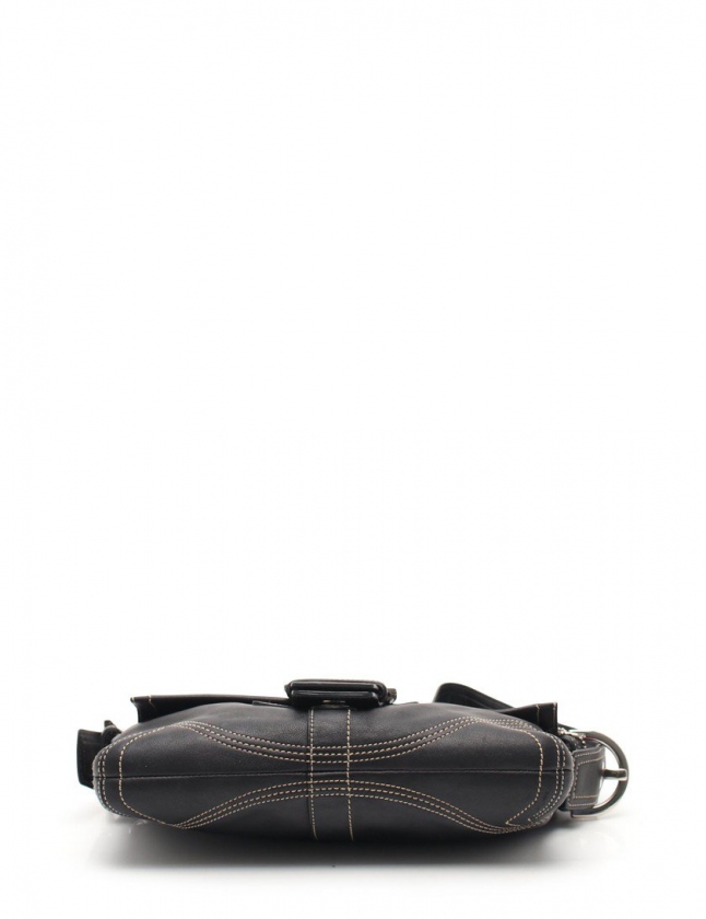 コーチ COACH ワンショルダーバッグ ソーホー デミフラップ 黒 8A05 