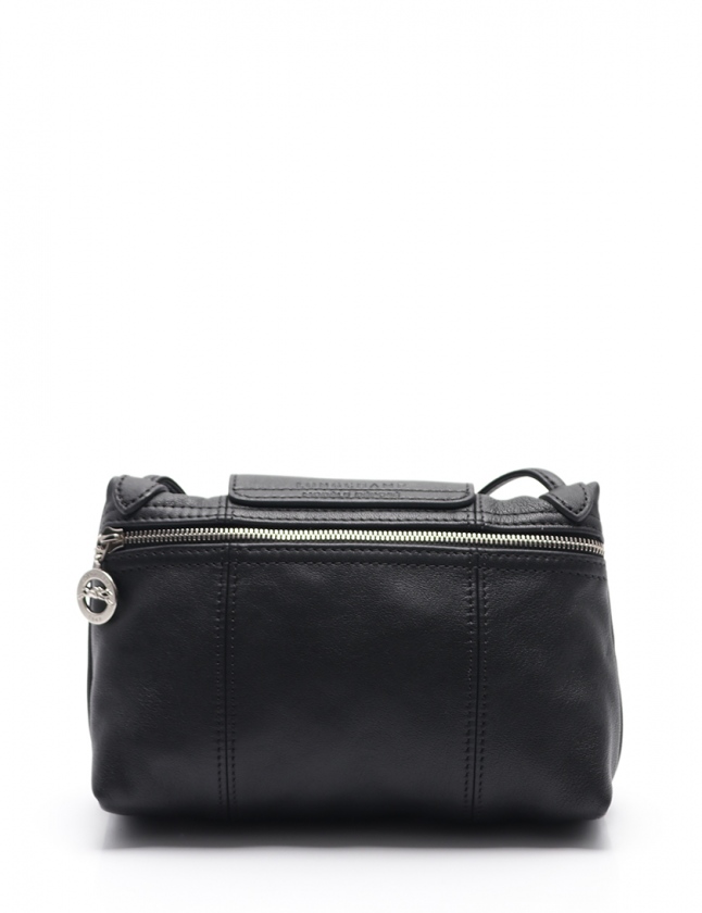 ロンシャン LONGCHAMP キュイール ショルダー レザーバッグ 黒 ロンシャン LONGCHAMP ショルダーバッグ ル プリアージュ