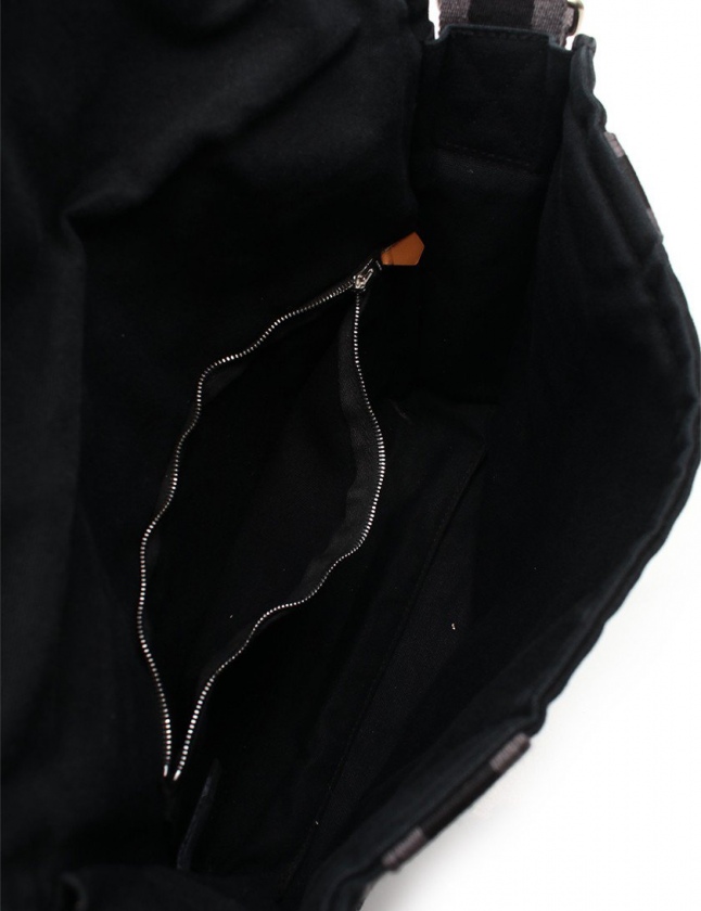 エルメス HERMES ショルダーバッグ フールトゥ バサスPM 黒 キャンバス