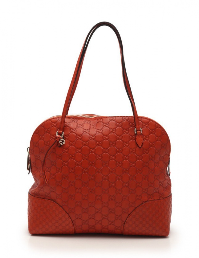 グッチ GUCCI ショルダーバッグ ブリー グッチシマ オレンジ 323673