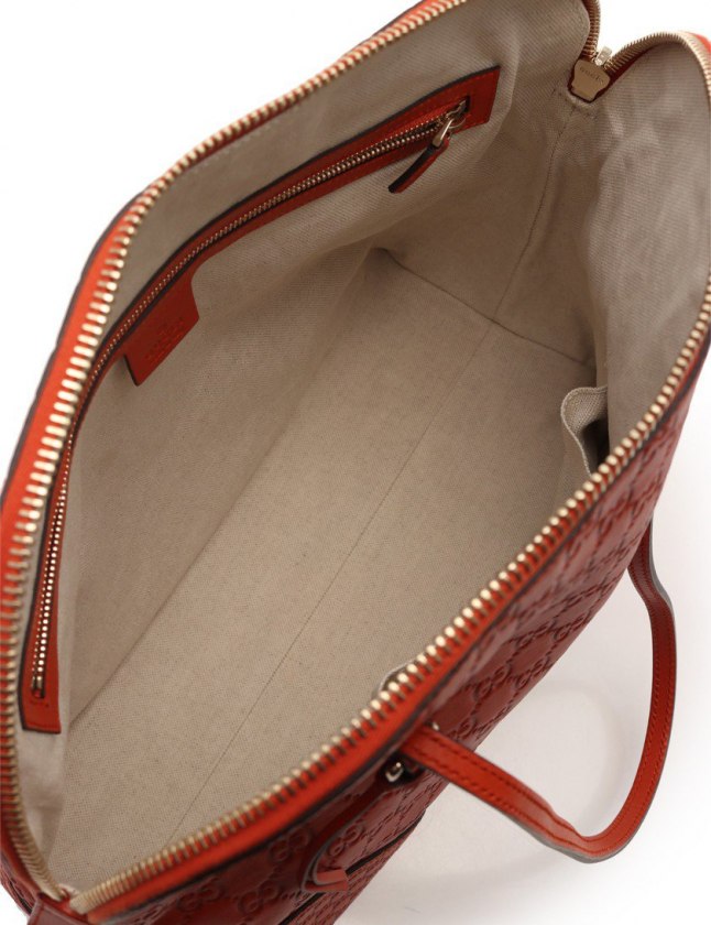 グッチ GUCCI ショルダーバッグ ブリー グッチシマ オレンジ 323673