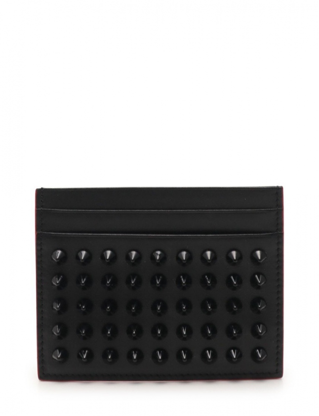クリスチャンルブタン Christian louboutin カードケース 黒 小物