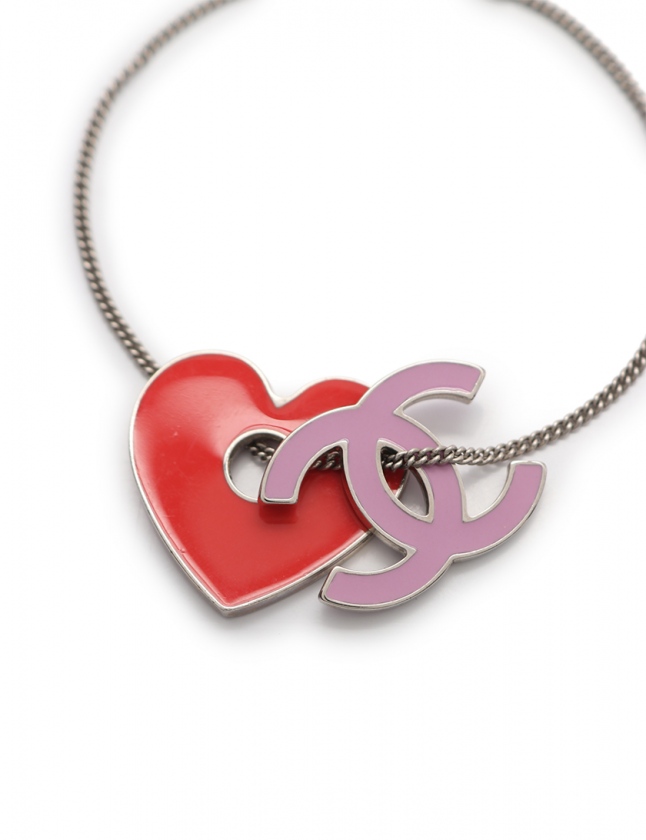 CHANEL (シャネル) ココマーク ハートブレスレット CHANEL シャネル ココマークハートブレスレット メタル(GPゴールド