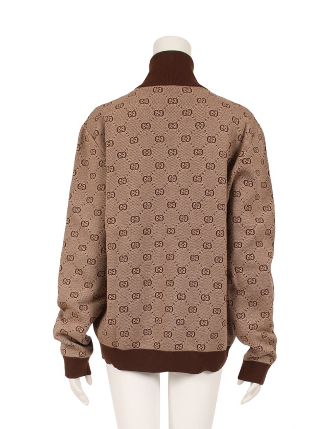 グッチ GUCCI ブルゾン GGジャカードニット ボンバージャケット 