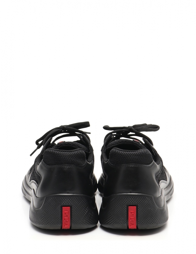 PRADA SPORTS ダブルベルトスニーカー 黒27cm