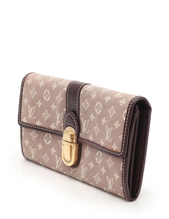 ルイヴィトン LOUIS VUITTON 二つ折り長財布 ポルトフォイユ サラ 