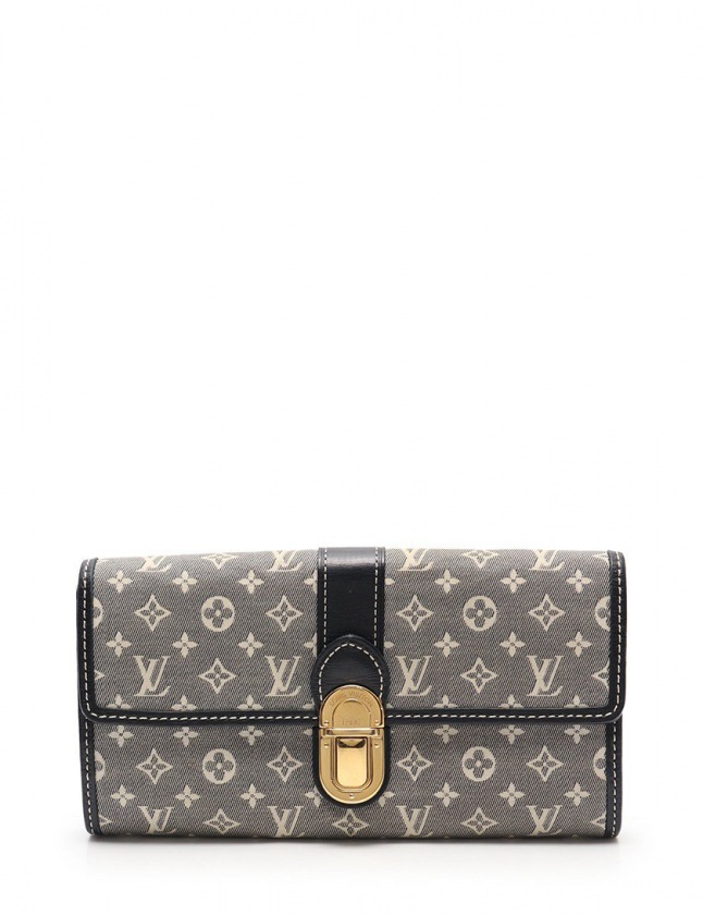 ルイヴィトン LOUIS VUITTON 二つ折り長財布 ポルトフォイユサラ 